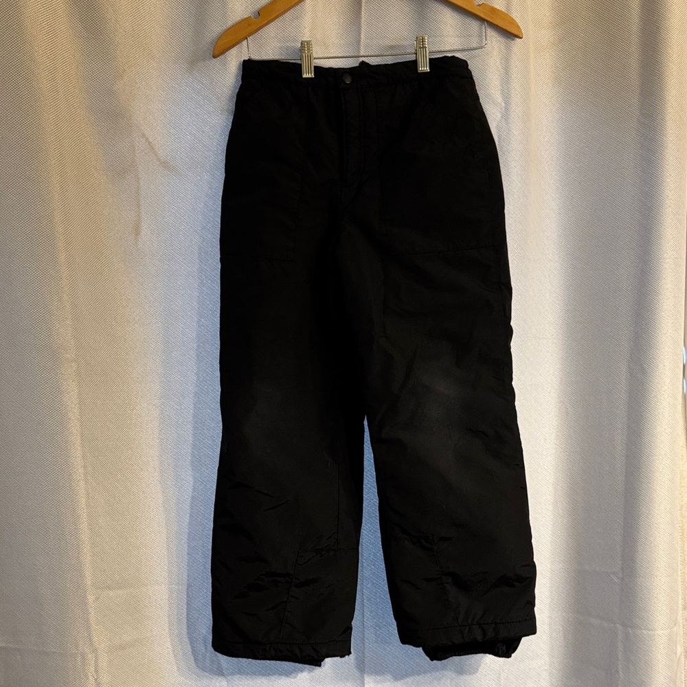 Stylish Kids Black Cargo Snow Pants